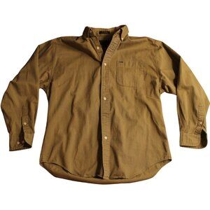 Alexander Julian Colours Mens Green Button Down Shirt Medium 100% Cotton